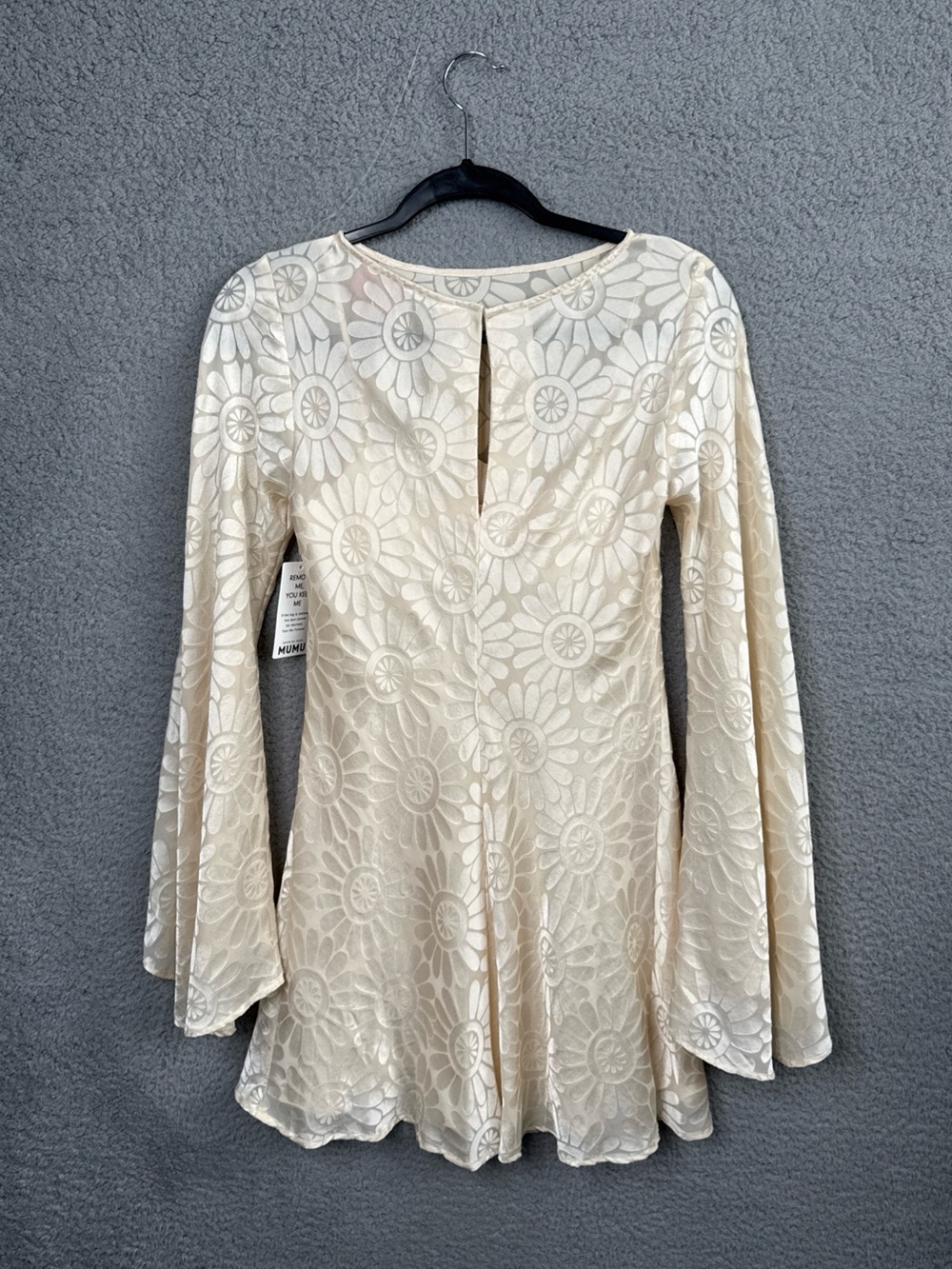 Show Me Your Mumu Sarah Mini Dress Cream Women’s Sz XS NWT - Picture 5 of 13